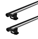 Barres de toit Thule avec SlideBar Ford Tourneo Custom 5-dr Bus avec des points fixes 14-18