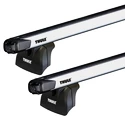 Barres de toit Thule avec SlideBar Kia Soul 5-dr Hatchback avec des points fixes 17-21