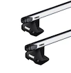 Barres de toit Thule avec SlideBar Mini Cooper (F55) 5-dr Hatchback avec un toit nu 14-23