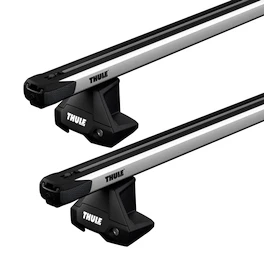 Barres de toit Thule avec SlideBar Mitsubishi Colt (Mk. VII) 5-dr Hatchback avec un toit nu 2024