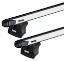 Barres de toit Thule avec SlideBar Opel Zafira Tourer 5-dr MPV avec barres de toit intégrées 12-19