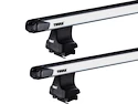 Barres de toit Thule avec SlideBar Peugeot 807 5-dr MPV avec un toit nu 02-10