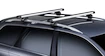 Barres de toit Thule avec SlideBar Vauxhall Corsa C 3-dr Berline à hayon avec des points fixes 04-06