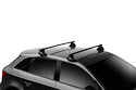 Barres de toit Thule avec SquareBar Audi A1 3-dr Hatchback avec un toit nu 17+