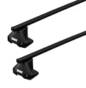 Barres de toit Thule avec SquareBar Audi A1 3-dr Hatchback avec un toit nu 17+