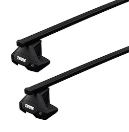 Barres de toit Thule avec SquareBar Audi A1 3-dr Hatchback avec un toit nu 17+