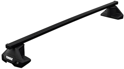 Barres de toit Thule avec SquareBar Audi A1 3-dr Hatchback avec un toit nu 17+