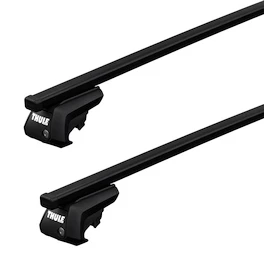 Barres de toit Thule avec SquareBar Audi A6 Allroad 5-dr Estate avec barres de toit (hagus) 06-11