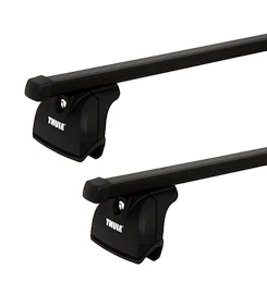 Barres de toit Thule avec SquareBar Audi Q3 5-dr SUV avec barres de toit intégrées 12-18