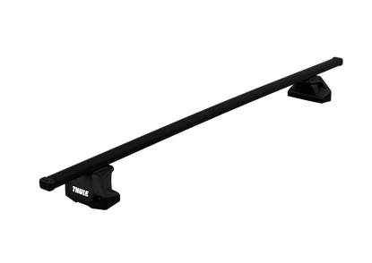 Barres de toit Thule avec SquareBar BMW 1-series 3-dr Hatchback avec des points fixes 07-11