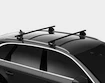 Barres de toit Thule avec SquareBar BMW X2 (F39) 5-dr SUV avec barres de toit intégrées 18-23