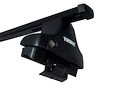 Barres de toit Thule avec SquareBar Fiat 500X 5-dr SUV avec un toit nu 15-21