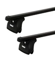 Barres de toit Thule avec SquareBar Fiat Stilo 5-dr Hatchback avec des points fixes 02-07