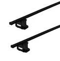 Barres de toit Thule avec SquareBar GMC Hummer EV 4-dr Pickup avec des points fixes 22+