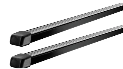 Barres de toit Thule avec SquareBar Hyundai Satellite 5-dr Bus avec des points fixes 00-07