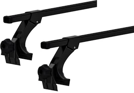 Barres de toit Thule avec SquareBar Jeep Wrangler (JL) 2/4-dr SUV avec goulotte de drainage 19+