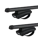 Barres de toit Thule avec SquareBar Mitsubishi Pajero Full 5-dr SUV avec barres de toit (hagus) 06-21