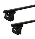 Barres de toit Thule avec SquareBar Opel Zafira Tourer 5-dr MPV avec barres de toit intégrées 12-19