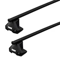 Barres de toit Thule avec SquareBar Toyota Land Cruiser 150 5-dr SUV avec un toit nu 09-23