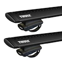 Barres de toit Thule avec WingBar Black Saab 9-7X 5-dr SUV avec barres de toit (hagus) 04-09