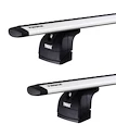 Barres de toit Thule avec WingBar BMW 3-Series Touring 5-dr Estate avec des points fixes 00-01