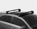 Barres de toit Thule Edge Black Acura ZDX 5-dr SUV avec barres de toit intégrées 24+