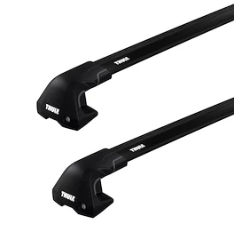 Barres de toit Thule Edge Black Audi A1 3-dr Berline à hayon avec un toit nu 17+