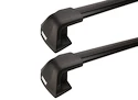 Barres de toit Thule Edge Black Audi A1 5-dr Hatchback avec un toit nu 19+