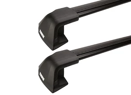 Barres de toit Thule Edge Black Audi A4 4-dr Berline avec un toit nu 08-15