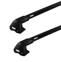 Barres de toit Thule Edge Black Audi A6 4-dr Berline avec un toit nu 11-18