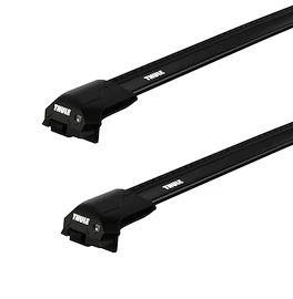 Barres de toit Thule Edge Black Audi A6 Allroad 5-dr Estate avec barres de toit (hagus) 06-11