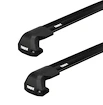 Barres de toit Thule Edge Black BMW 1-Series 3-dr Hatchback avec des points fixes 12-19