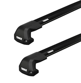 Barres de toit Thule Edge Black BMW 1-series 5-dr Hatchback avec des points fixes 12-19