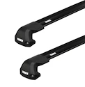 Barres de toit Thule Edge Black GMC Hummer EV 4-dr Pickup avec des points fixes 22+