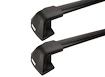 Barres de toit Thule Edge Black Mini Cooper (MK.I) 3-dr Hatchback avec un toit nu 14+