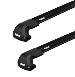 Barres de toit Thule Edge Black Volkswagen Multivan (T7) 4-dr MPV, Dual Sliding Door avec des points fixes 22+