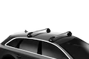 Barres de toit Thule Edge Skoda Fabia (PJ) 5-dr Hatchback avec un toit nu 22+