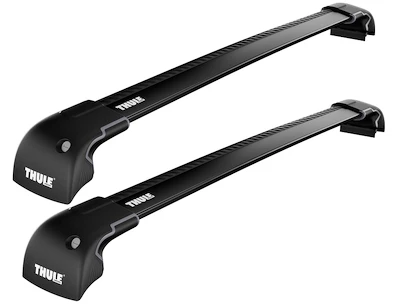 Barres de toit Thule WingBar Edge Black Jaguar XF Sportbrake 5-dr Estate avec barres de toit intégrées 12-16