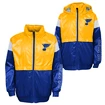 Blouson pour garçon Outerstuff  GOAL LINE STANCE FZ WINDBREAKE ST. LOUIS BLUES