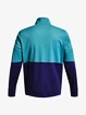 Blouson pour homme Under Armour  PIQUE TRACK JACKET-BLU