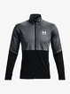 Blouson pour homme Under Armour  PIQUE TRACK JACKET-GRY