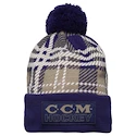 Bonnet CCM Holiday Pom Knit A Navy Senior