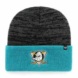 Bonnet d'hiver 47 Brand Two Tone Brain Freeze Cuff Knit NHL Chicago Anaheim Ducks