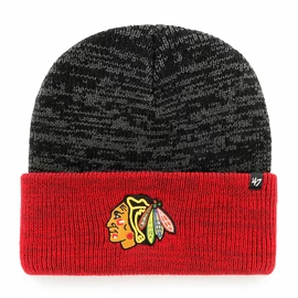Bonnet d'hiver 47 Brand Two Tone Brain Freeze Cuff Knit NHL Chicago Blackhawks