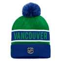 Bonnet d'hiver Fanatics  Authentic Pro Game & Train Cuffed Pom Knit Vancouver Canucks