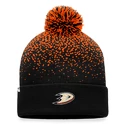 Bonnet d'hiver Fanatics Iconic Gradiant Iconic Gradiant Beanie Cuff with Pom Anaheim Ducks