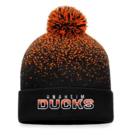 Bonnet d'hiver Fanatics Iconic Gradiant Iconic Gradiant Beanie Cuff with Pom Anaheim Ducks