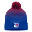 Bonnet d'hiver Fanatics Iconic Gradiant Iconic Gradiant Beanie Cuff with Pom New York Rangers