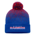 Bonnet d'hiver Fanatics Iconic Gradiant Iconic Gradiant Beanie Cuff with Pom New York Rangers