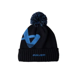 Bonnet de ski Bauer Intarsia Knit Pom Navy/Blue Youth